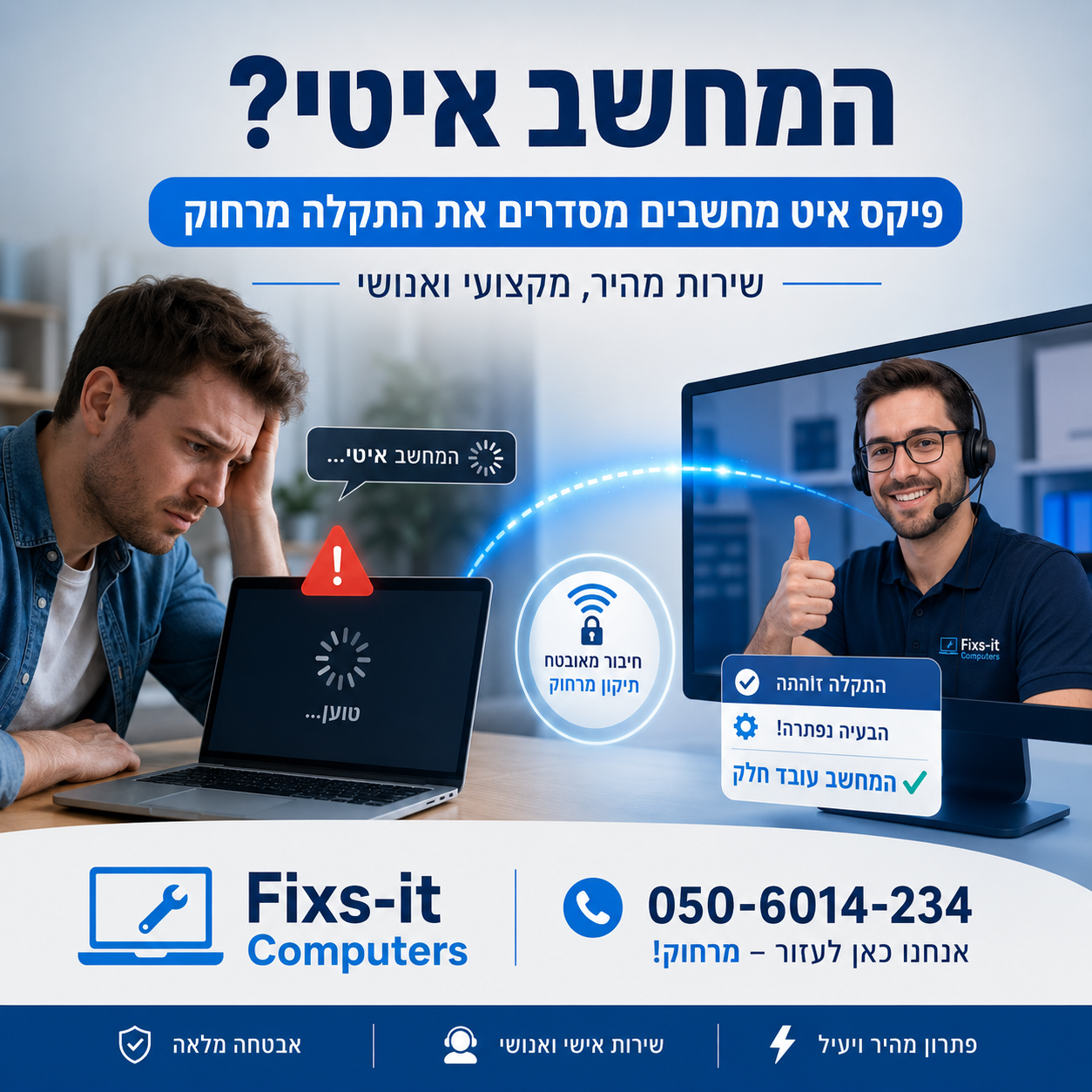 תיקון מחשב איטי מאוד: מה כדאי לבדוק לפני שמוותרים